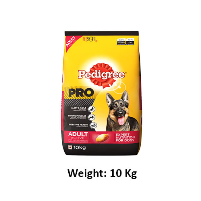 Pedigree Pro Adult Dog Food Large Breed 10 Kg