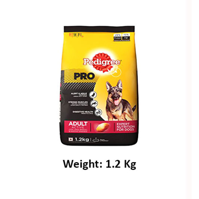 Pedigree Pro Adult Dog Food Large Breed 1.2 Kg