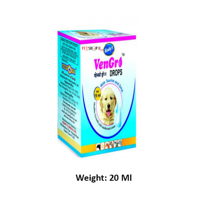 Venkys  VenGro Drops For Pets 20 Ml