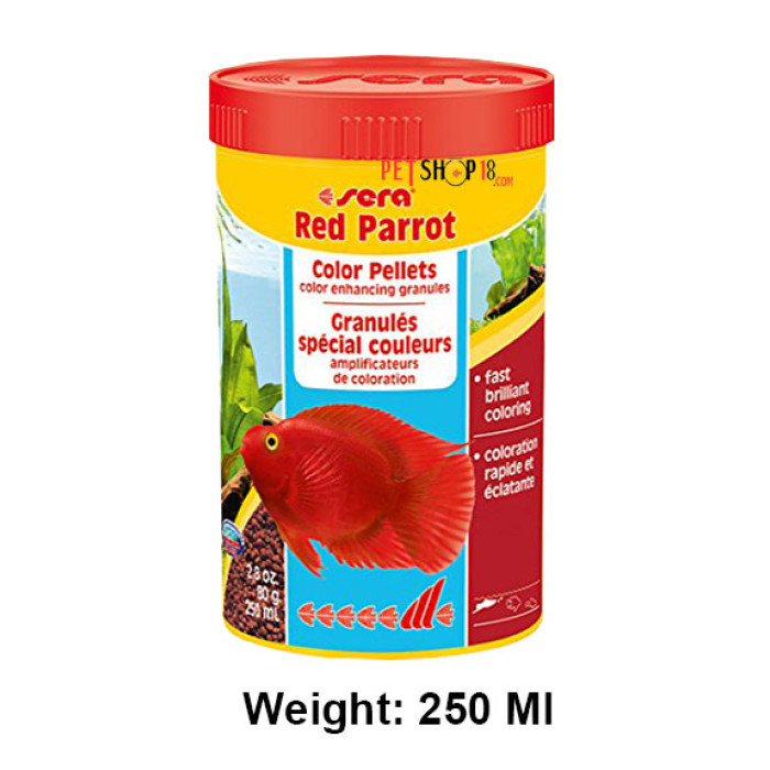 Sera Fish Food Red Parrot 250 Ml