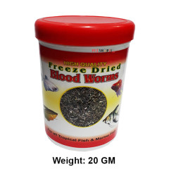 Toya Fish Food Freeze Dried Blood Worms 10Gm