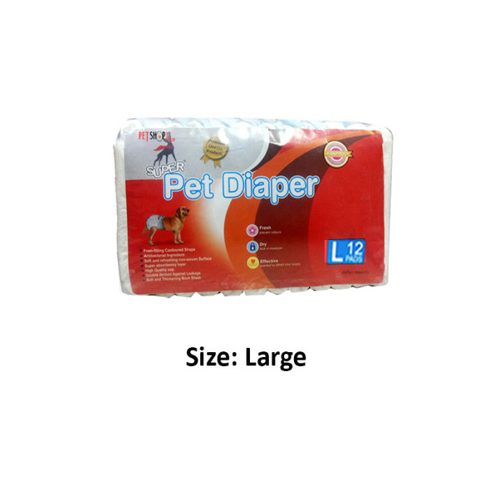 Super Dog Pet Diaper Large