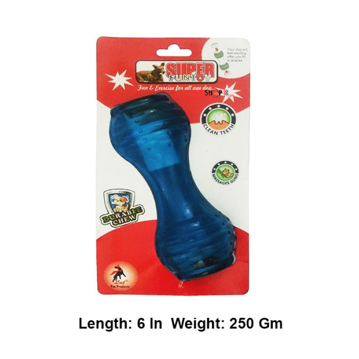 Super Dog Toys Dumbbell Shaped Feeder Medium
