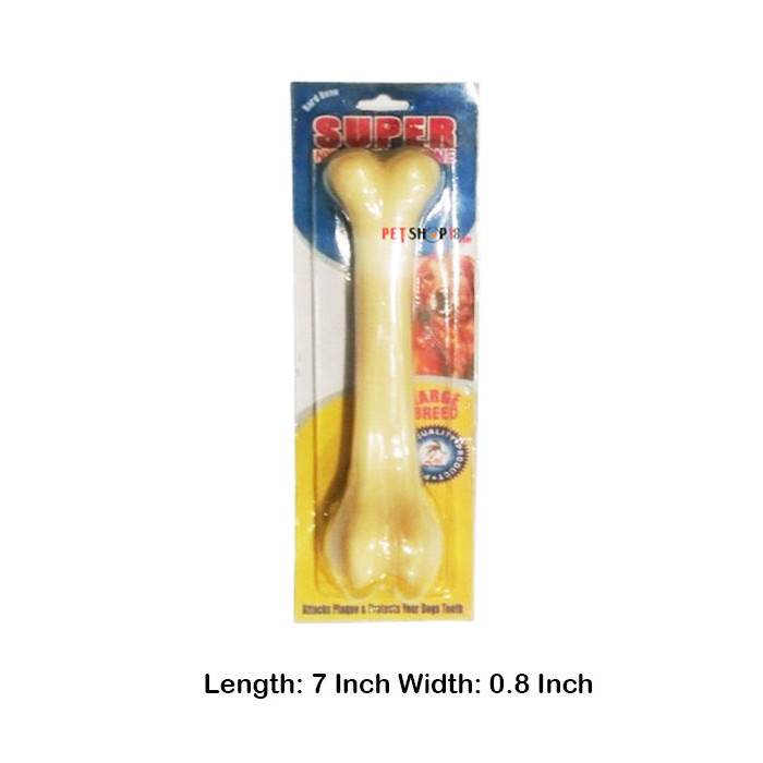 Super Dog Toys Nylon Chewable Bone Medium