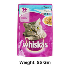 Whiskas Cat Treat Tuna In Jelly Pouch 85 Gm