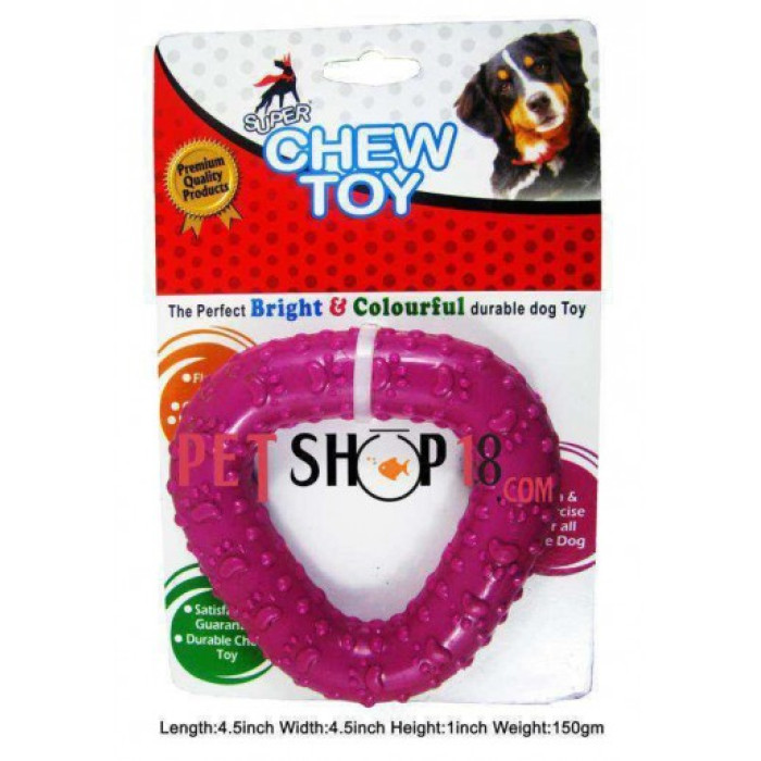 Super Dog Dog Toys Triangular Rubber Ring
